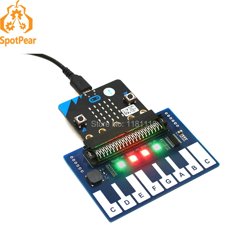 

BBC micro:bit Piano Expansion Module board