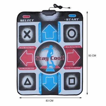 

Dance pad Dancing Step Dance Mat Pad Pads Dancer Blanket Equipment Revolution HD Non-Slip Foot Print Mat to PC with USB