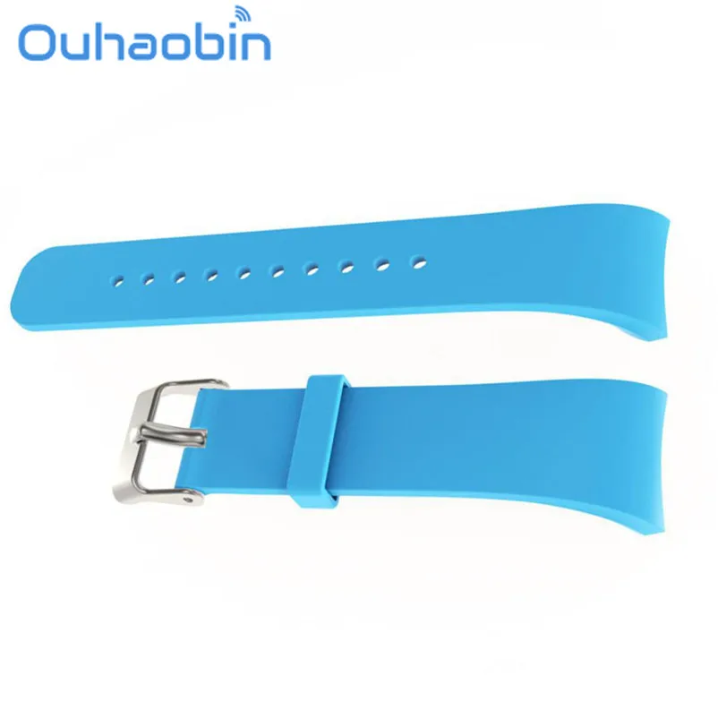 Ouhaobin Роскошные Силиконовые часы замена ремешок для samsung gear Fit2 Pro фитнес подарок Oct