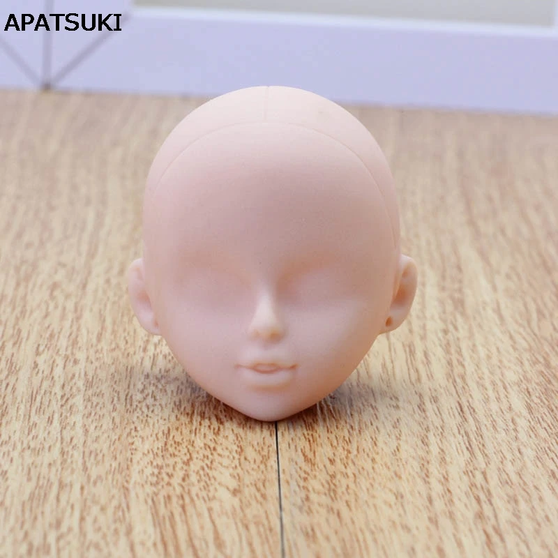 

Soft Practice Makeup DIY Doll Head For 11.5" Doll Heads For BJD Dollhouse 1/6 BJD Doll's Practicing Makeup Head