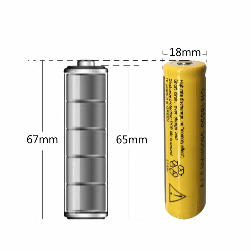 Абсолютно GTF 18650 аккумулятор 3,7 V 9900mAh литий-ионная аккумуляторная батарея для светодиодного фонарика батарея 18650 батарея