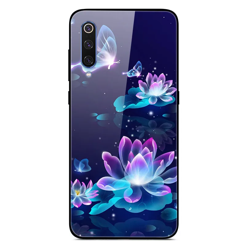 41 Для Xiaomi mi 9 SE mi 9SE чехол mi 9SE модная задняя крышка из закаленного стекла жесткий чехол для телефона s для Xiaomi mi 9 mi 9 чехол mi CC9 9 Lite - Цвет: 41