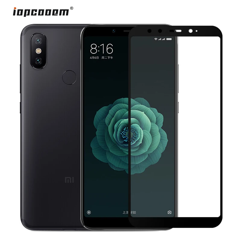 С уровнем твердости 9 H полное покрытие закаленное Стекло для Xiaomi mi 6X A2 защитный