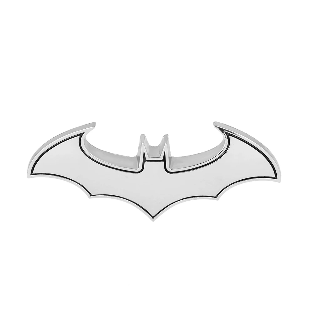 3D Cool Metal bat auto logo car styling car stickers metal batman badge emblem tail decal motorcycle car accessories