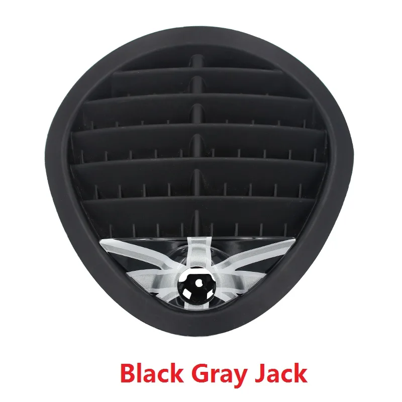 Автомобиль Центральной Консоли Панель украшение для вентиляционного отверстия Накладка Стикеры для mini countryman R60 2010 2011 2012 2013 внедорожник - Название цвета: Gray jack