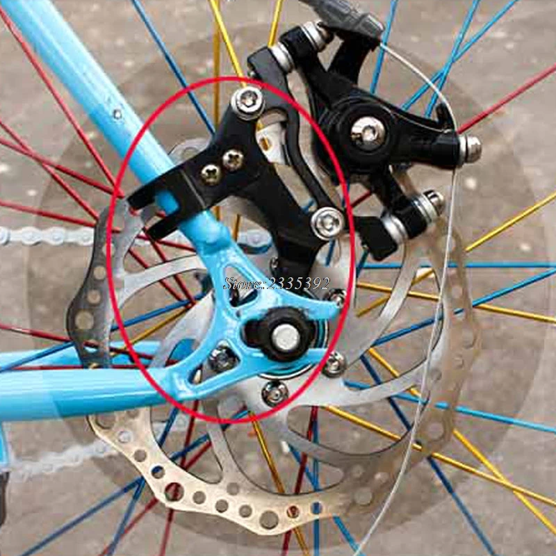 

MTB Road Bike Bicycle Disc Brake Bracket Frame Adaptor Components Holder 22MM