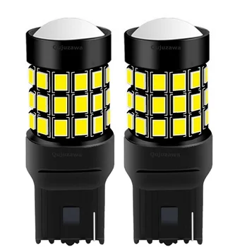 

2PCS T20 7440 W21W WY21W Super Bright LED Auto Turn Signals Lamp Car Daytime Running Light Reverse Bulbs Red White Amber Yellow