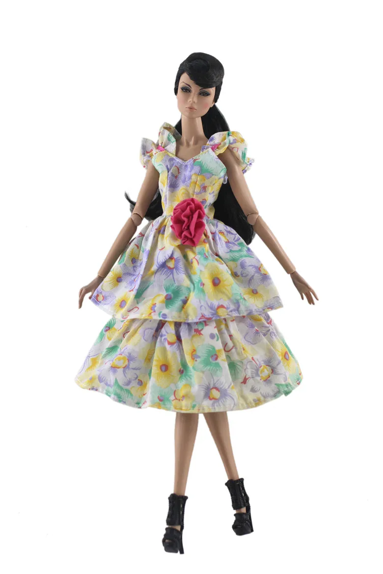 Кукольное платье/национальный костюм Чонсам вечерние платья наряды одежда свадебное платье для 1/6 BJD Xinyi FR ST кукла Барби, Новинка - Цвет: 6