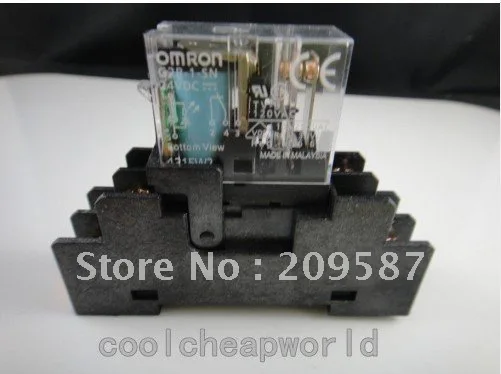 1 компл. G2R-2-S 220VAC DPDT реле с разъемом | Обустройство дома