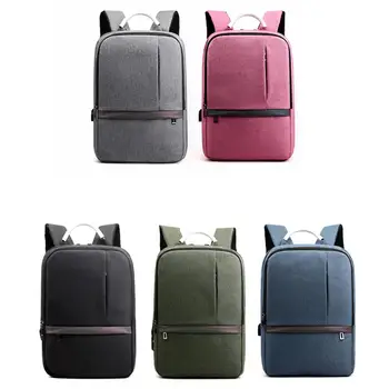 

Fashion unisex bag nylon travel backpack USB charging bag student backpack computer bag Multi-functional Backpack Dropship T626