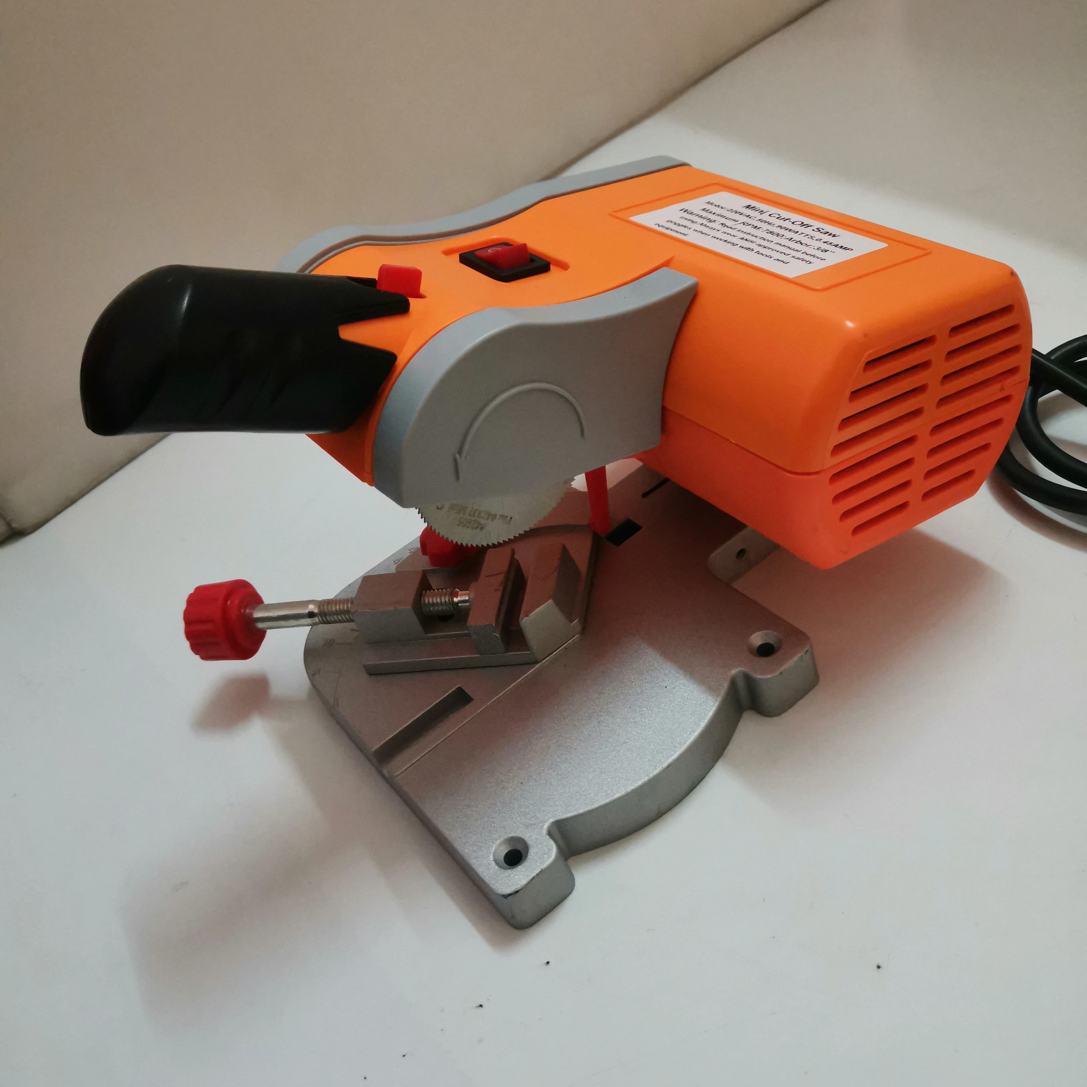220V Table Cutting Machine Bench Mini Cut-off 0-45 Miter Saw Steel Blade 3/8\ 220V Table Cutting Machine Bench Mini Cut-off 0-45 Miter Saw Steel Blade 3/8\