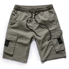 Камуфляжные шорты милитари бермуды летние камуфляжные карго х/Б мужские шорты Свободные тактические короткие брюки без пояса