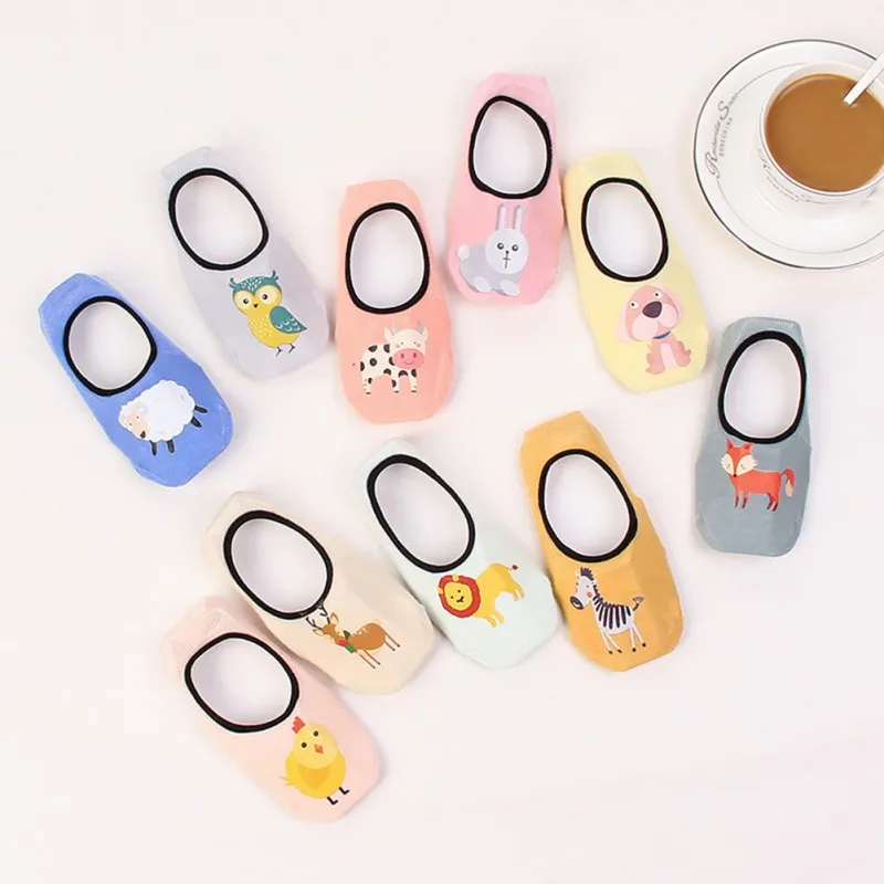 

3 pairs Baby Shoes Socks set Children Infant Cartoon Socks Baby Gift Kids Indoor Floor Socks Sole Non-Slip Towel Socks 1-7 Years