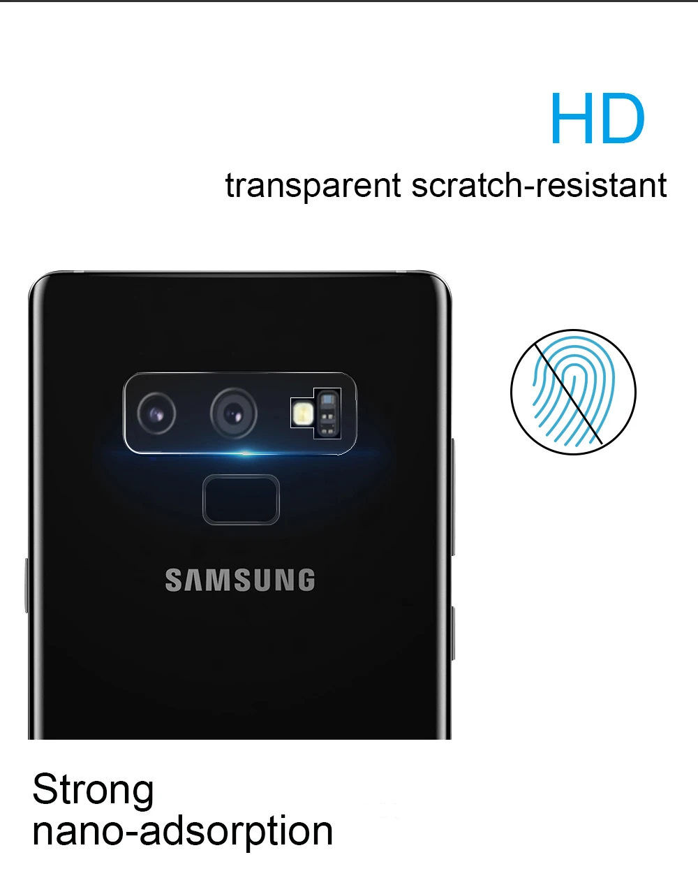 NYFundas 10PCS Lens Tempered Glass Film For Samsung Gaxary S9 S8 S7 S6 Note 9 Note 8 Rear Camera Protection S 9Plus Smartphone (3)