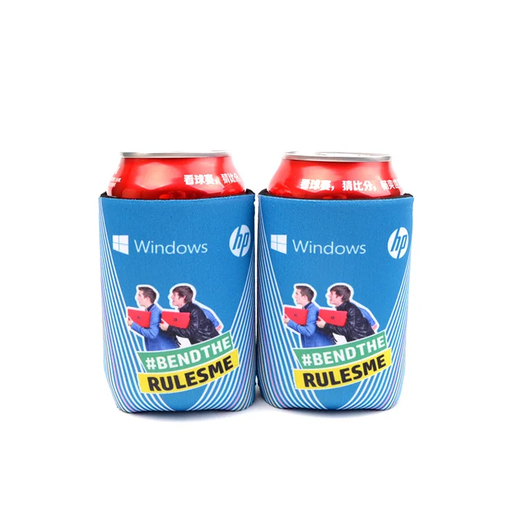 

Custom Full Color Print Neoprene Can Wine Bottle Cooler Koozies for Promotion