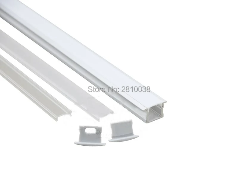 10 X 0.5M Sets/Lot T type Anodized aluminium led extrusion and AL6063 Extruded Alu leiste for recessed Wall or floor lights | Лампы и