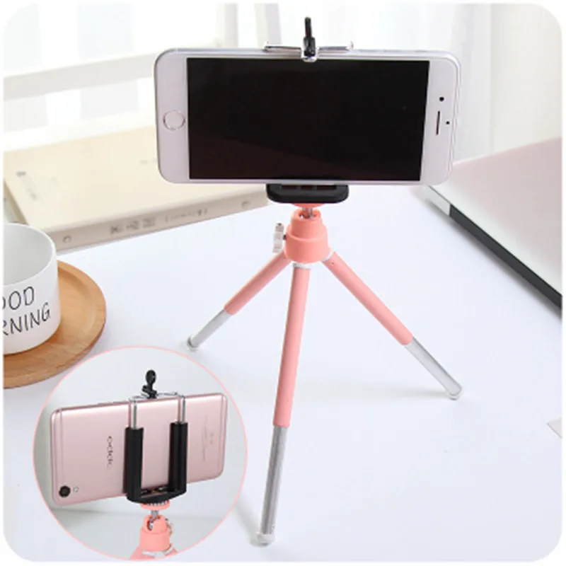 

Camera Phone Holder Table Tripod Telescopic Two Section Tripod Desktop Photography Tripod Small Digital SLR Camera Bracket