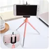 Support de trépied pour téléphone Tripodes télescopique deux sections trépied bureau photographie boîte trépied petit appareil photo reflex numérique support ► Photo 1/6