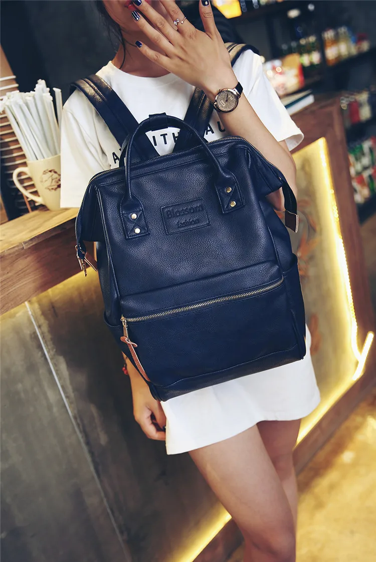 Fashion Mummy Diaper Bag Backpack Leather Waterproof Maternity Nappy Bag Large Capacity Travel Mother Handbag For Mom Baby Care (17)