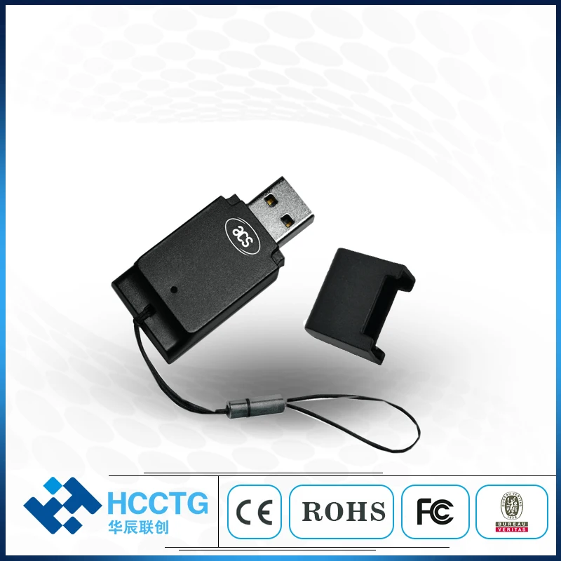 Портативный драйвер USB 2,0 многопортовый модем кард-ридер ACR39T-A1