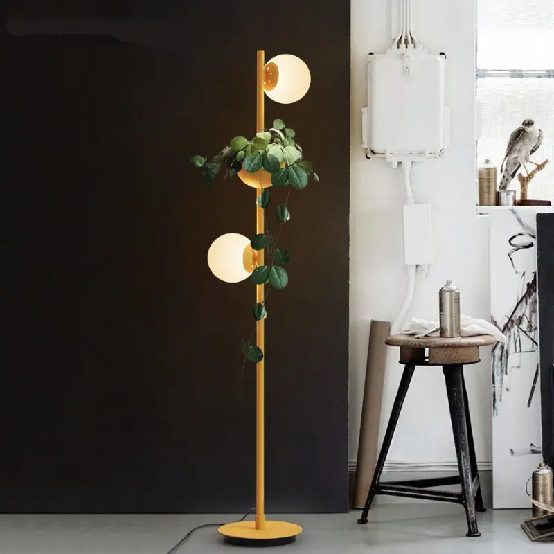 Нордический Лофт в стиле минимализма СВЕТОДИОДНЫЙ торшер штатив светодиодный стойка для лампы светильники лампа для ног гостиная стенд свет торшер