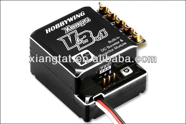 

HOBBYWING XERUN Black RC Model Brushless Motor 120A ESC (1S Lipo Supported) V3.1 Speed Controller for 1/10 1/12 Car