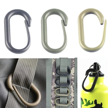 

webbing Clasp Hook Tactical molle attach Clip Hike Backpack Quickdraw Carabiner Outdoor travel Camp Hang Snap Buckle web webdom