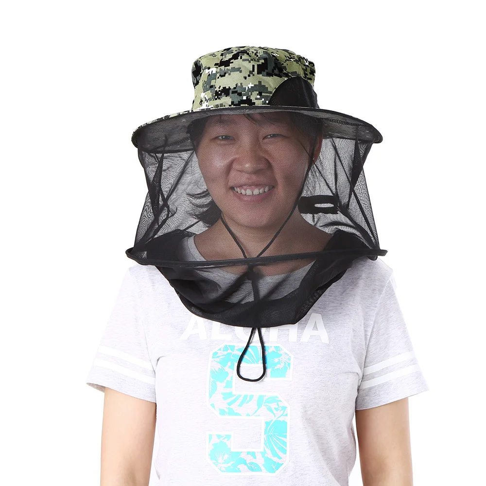 Mosquito Repellent Hat Protective Mask Cover Insect Bug Bee Repellent