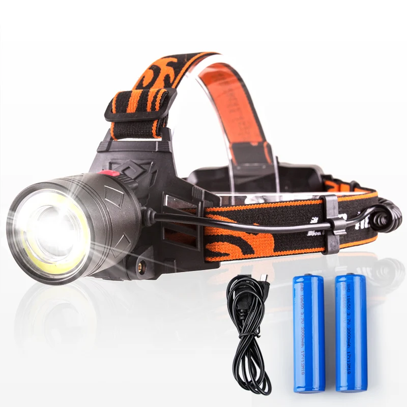 

Blackube Headlamp Super Bright Motion adjustable Zoomable CREE T6/L2 Waterproof Headlight With usb charger+Rechargeable Battery