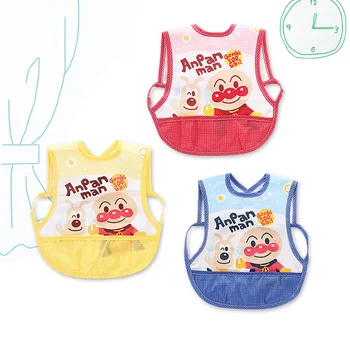 

baberos bebe baby bibs Burp Cloths Feeding waterproof cartoon print Bandana Summer sleeveless easy clean baberos for kids