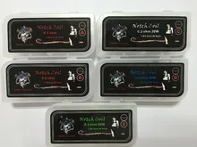 FYF98 Newest DIY Notch Coil Wire 0.2ohm Heating Wire Electronic Cigarette 10pcs in a Box For Rda Rba Vapor Premade Resistance Wi