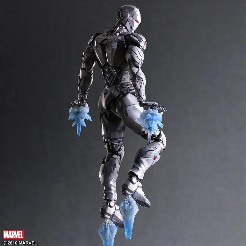 Горячая Marvel Play Arts Kai Marvel Universe супер герой Железный человек Тони Старк Мстители 26 см фигурка игрушки 2 VER