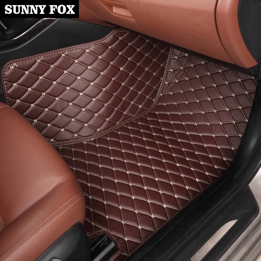 SUNNY FOX автомобильные коврики для hyundai ix25 ix35 Tucson Santa Fe Sonata Verna акцент ковер ног случае