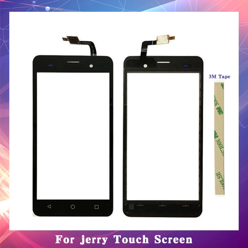 

High Quality 5.0" For Wiko jerry Touch Screen Digitizer Sensor Outer Glass Lens Panel Replacement