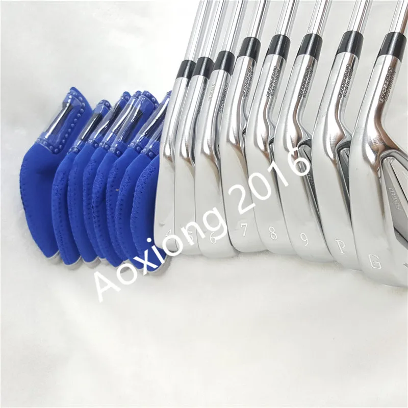 

New Forged Irons set JPX919 Golf clubs Set Golf irons set4-9PG Regular and Stiff Flex Steel Shaft With Head Cover free shipping