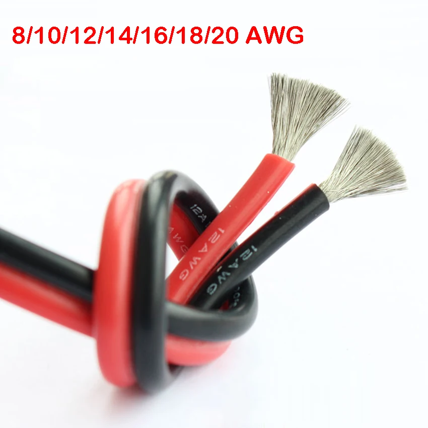 High temperature resistant Silicone wire 10AWG 12AWG 14AWG 18AWG 20AWG 
