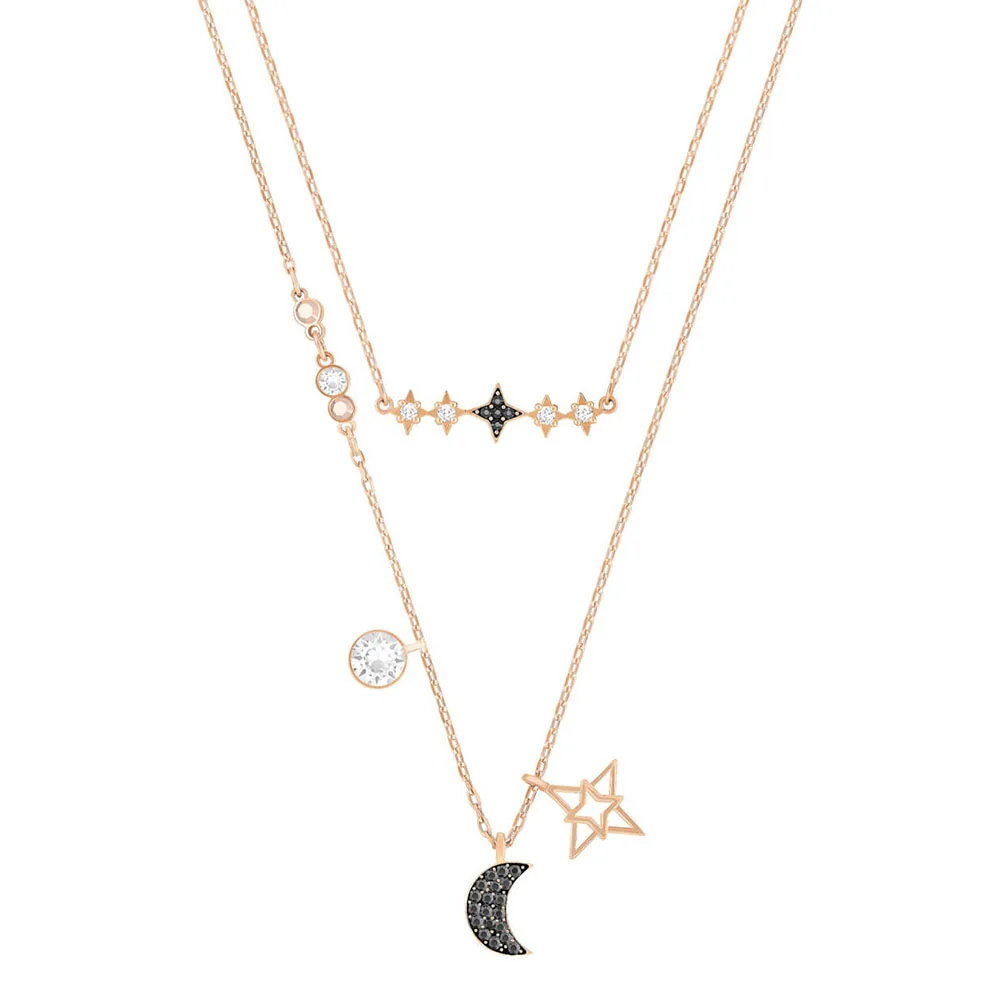 

MULIER 2019 New High Quality SYMBOLIC MOON Necklace Set Pop Jewelry Send Girlfriend Mother Luxury Jewelry Gifts 5273290