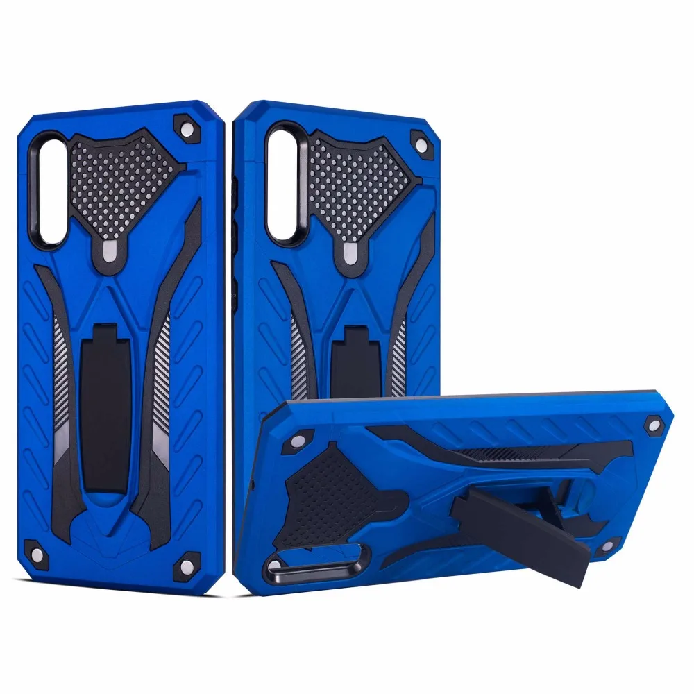 For Samsung Galaxy A50 A30 Hybird Plastic Dual Armor Case with Stand Cover Coque for J4 J6 A6 A8 2018 A9 2019 Case Accessories (20)