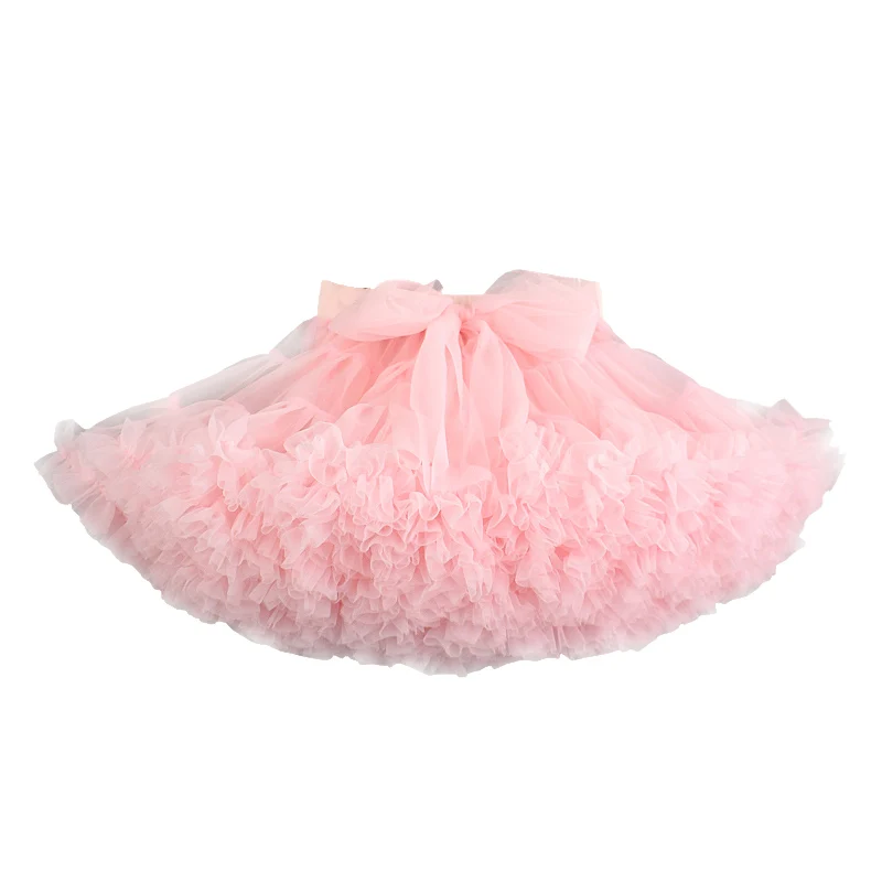 Новая юбка-пачка юбки для маленьких девочек Детский пояс, юбка-американка для девочек, юбка принцессы Красочные юбки, детская одежда - Цвет: pink