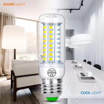 

WENNI E27 Corn Bulb GU10 220V LED Lamp B22 Bombillas E14 LED Candle Bulb 24 36 48 56 69 72led Light For Home Chandelier Lighting