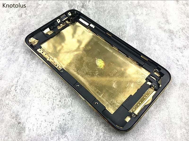 Чехол-накладка для iPod touch 4-го поколения 4 8 ГБ 32 64 с золотой металлической рамкой и