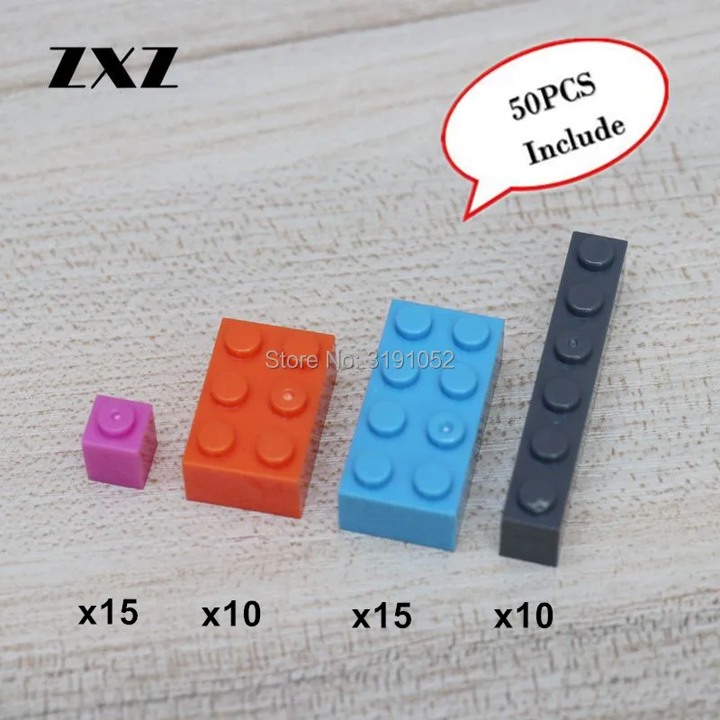 Детские игрушки Высокие кирпичи 1x1 2x3 2x4 1x6 строительные блоки сделай сам детали 3001