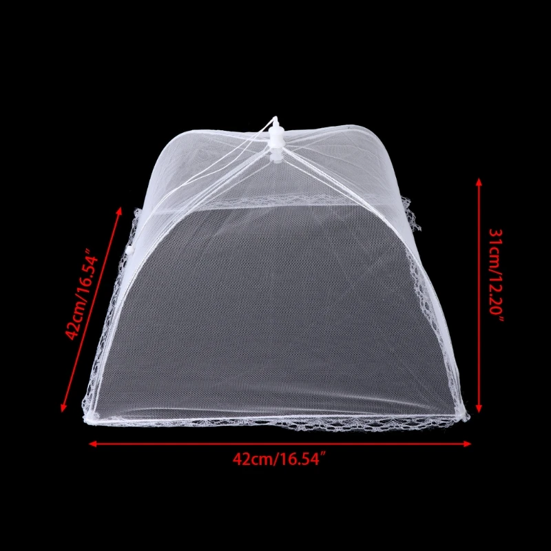 Колпак из сетки для еды блюдо зонтик складной протектор палатка держать вне мух жуков