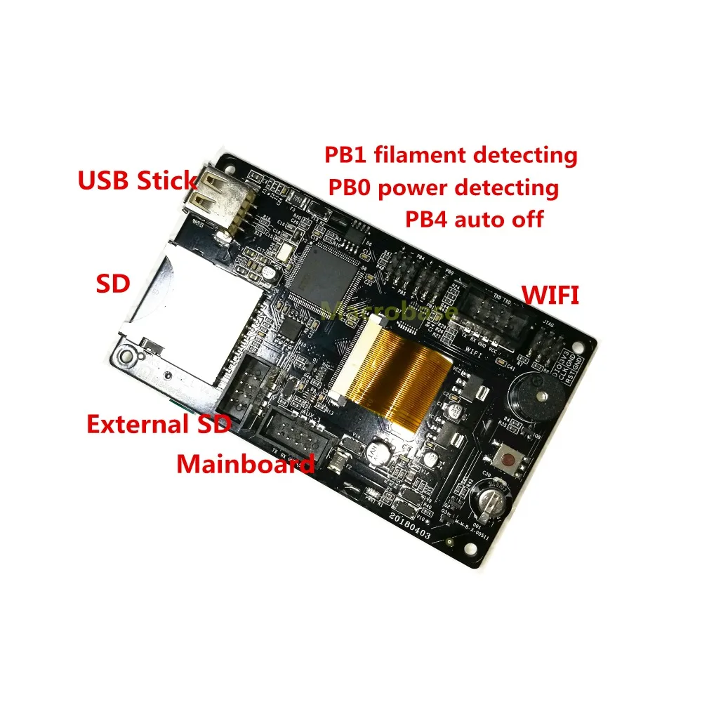 MKS TFT32 v4.0 сенсорный экран+ MKS wifi модуль всплеск ЖК-дисплей смарт-контроллер TFT 32 прикосновение TFT3.2 дисплей RepRap TFT монитор