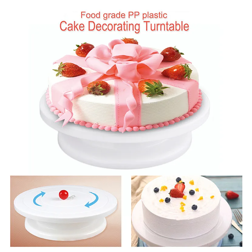 Kitchen Cake Tools Cake Decorating Plastic Turntable