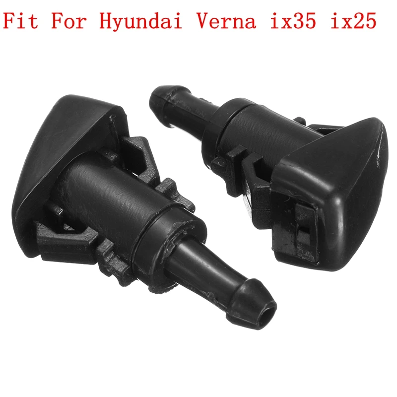 

2Pcs/Pair Car Replacement Spray Nozzles Windshield Washer Sprinkler For Hyundai Verna ix35 ix25