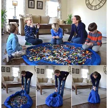 8 Colors-150cm/100 см/50 см дети; Младенцы игровой коврик большая сумка-кисет/Тканевая сумка для хранения игрушек/Детская сумка