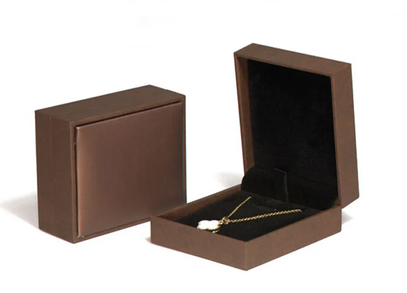 

High Quality 7*8*2.3cm 50pcs/lot Rectangle Paper Box for Necklace Bracelet Ring Gift Packaing Boxes Box For Jewelry