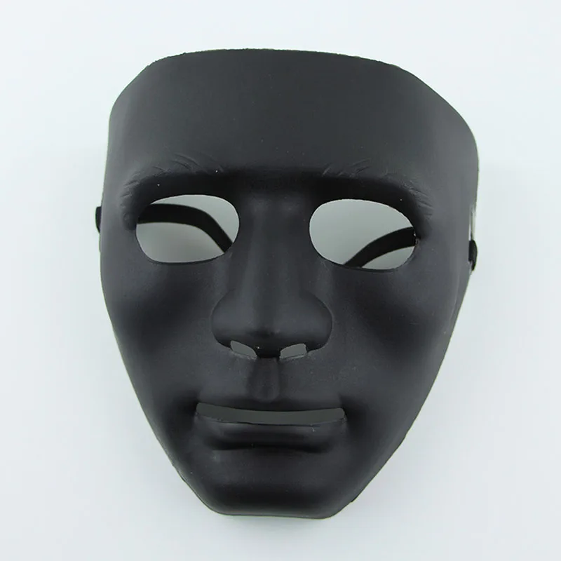 Призрак танец маска белая выскакивающая маска на Хэллоуин вечерние карнавалы регулируемый ремень маска Высокое качество маска танец маска