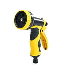 Durable Ajustable Hose nozzles 9 Pattern Garden Water Gun hose sprayer Sprinkle Car Wash Cleaning Watering Lawn and Garden